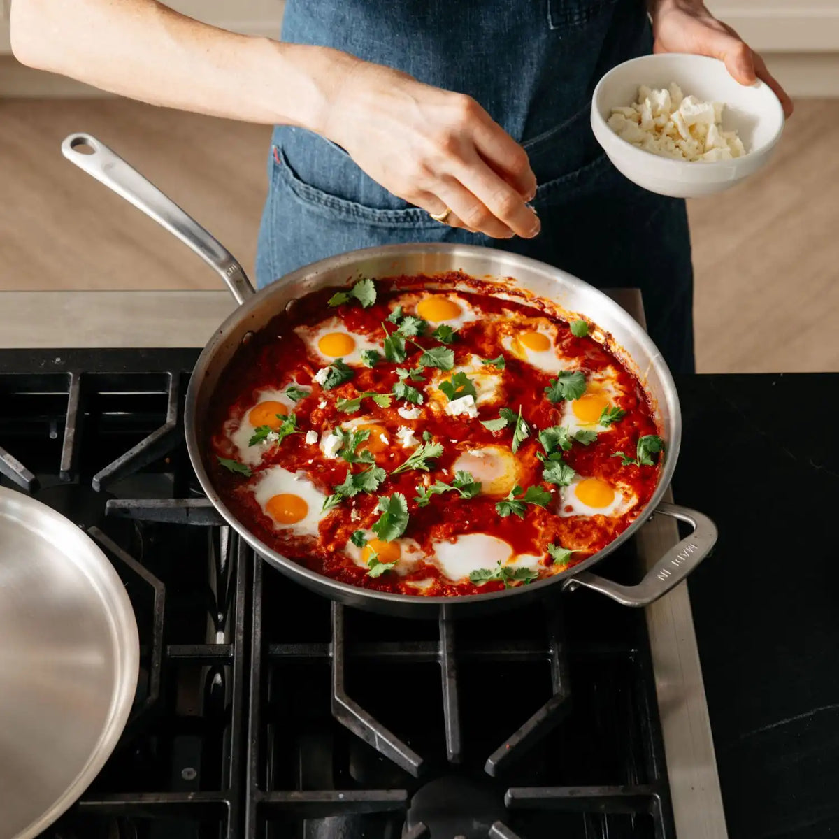 14" Deep Draw Fry Pan