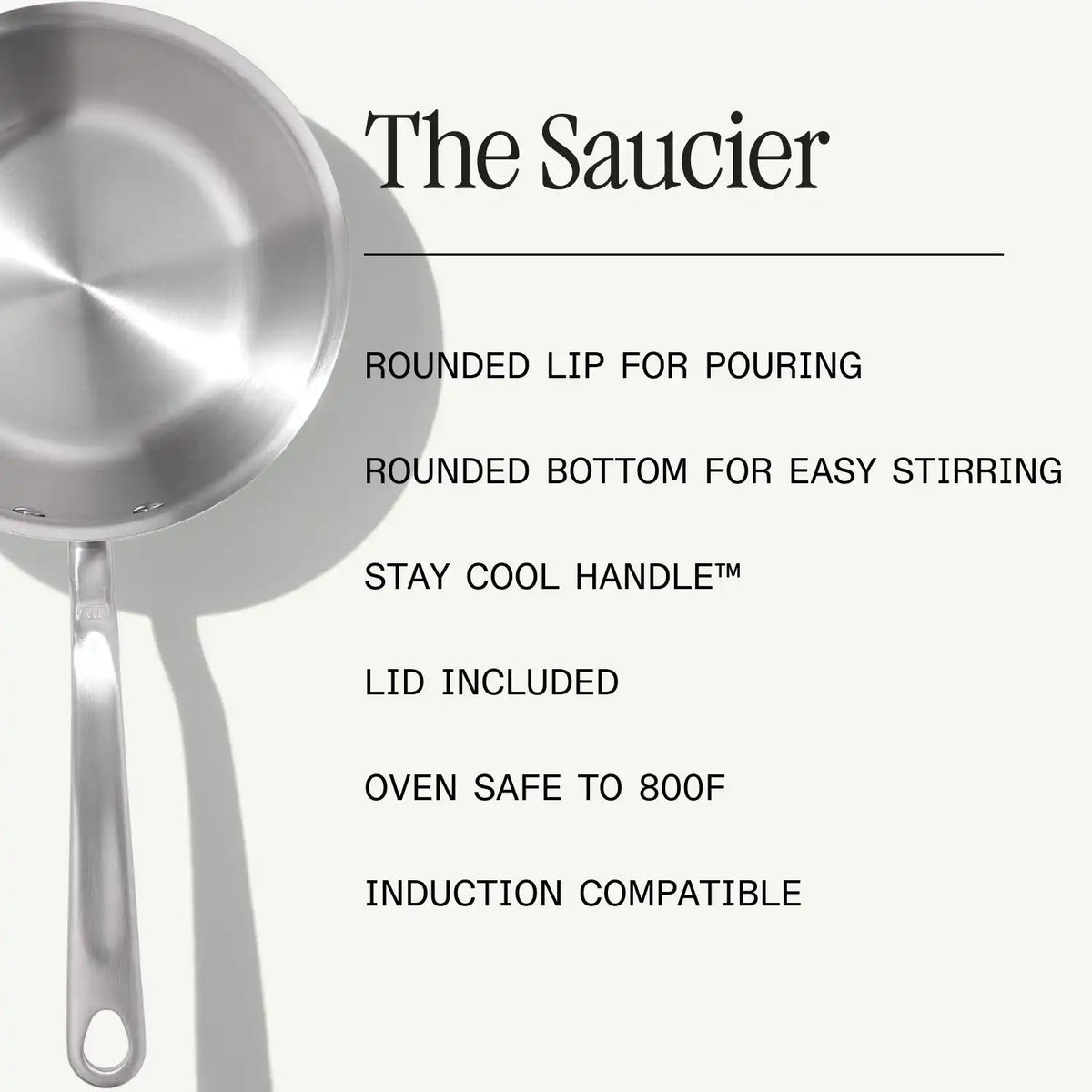 Stainless Saucier Set