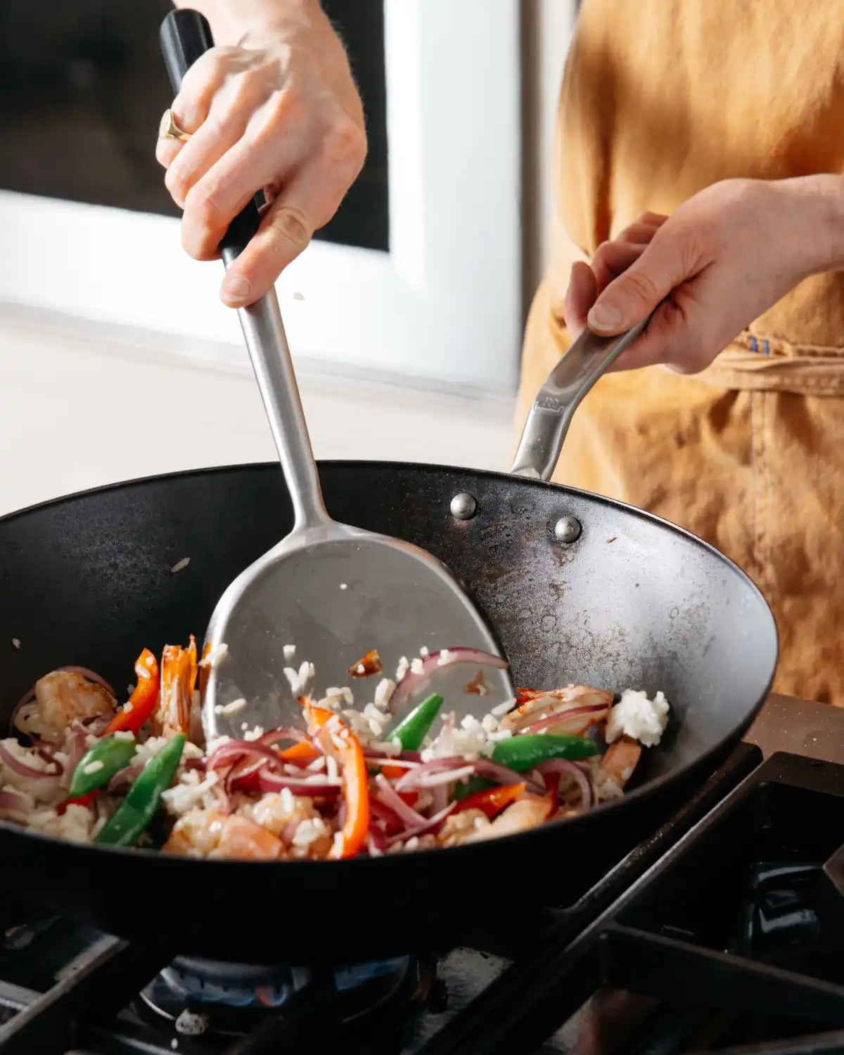 Seasoned Carbon Steel Wok